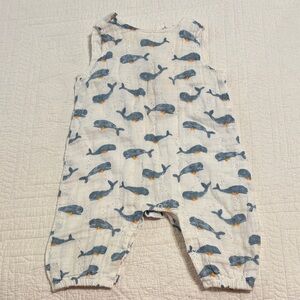 Angel Dear Soft White Baby Romper